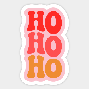 HO HO HO Sticker